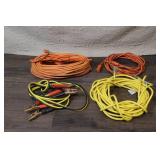 Lot of Extension Cords and Jumper Cables