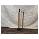 Sledgehammer with Wooden Handle and Extra Replacement Handle