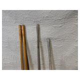 Lot of 3 Garden Hand Tools with Wood Handles