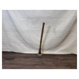 Vintage Cast Iron Tamper with Wooden Handle