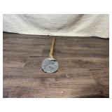 Vintage Cast Iron Tamper with Wooden Handle