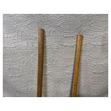 Pair of Used Sledge Hammers with Wooden Handles