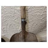 Set of 3 Heavy Duty Shovels with Wooden Handles