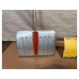 Pair of Heavy Duty Snow Shovels with Metal Blades