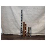 Collection of 6 Vintage and Modern Levels, Stanley and Sears