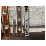 Collection of 6 Vintage and Modern Levels, Stanley and Sears