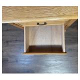 Oak 3-Drawer Nightstand by Thornwood