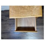 Oak 3-Drawer Nightstand by Thornwood