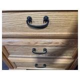 Oak 3-Drawer Nightstand by Thornwood