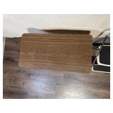 Vintage Folding Card Table and Step Stool Set