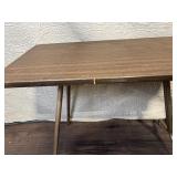 Vintage Folding Card Table and Step Stool Set