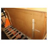 Oak Wood 9-Drawer Dresser with Decorative Mirror