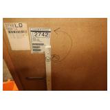 Oak Wood 9-Drawer Dresser with Decorative Mirror