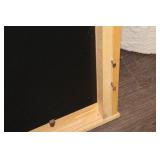 Oak Wood 9-Drawer Dresser with Decorative Mirror
