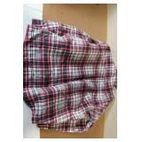 Sears Perma-Prest Quilted Plaid Shirt Jacket Size Large