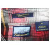 Fieldmaster XL Red Plaid Long Sleeve Button Shirt