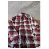 Fieldmaster XL Red Plaid Long Sleeve Button Shirt