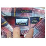 Fieldmaster 2XL Plaid Long Sleeve Button-Up Shirt