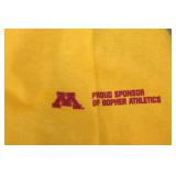 Set of 3 University of Minnesota Gopher T-Shirts and Polo, Size Large