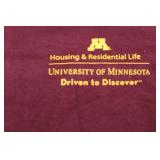 Set of 3 University of Minnesota Gopher T-Shirts and Polo, Size Large