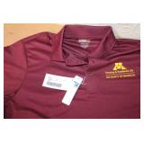 Set of 3 University of Minnesota Gopher T-Shirts and Polo, Size Large