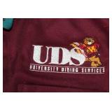 Wear Guard University Dining Services Long Sleeve Polo Shirt Size L