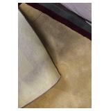 Creative Accents Area Rug with Green and Burgundy Border
