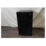 Haier 3.2 Cu Ft Compact Refrigerator Freezer, Model HC32TW10SB, Black