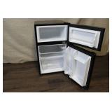 Haier 3.2 Cu Ft Compact Refrigerator Freezer, Model HC32TW10SB, Black