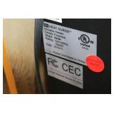 Heat Surge X23A Electric Fireplace with Remote and Oak Mantel