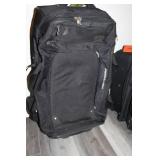 Set of 4 Assorted Black Luggage Bags and Suitcases