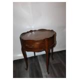 Vintage Wood Accent Table with Drawer
