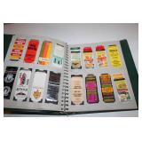 Vintage Match Cover Album with Assorted Matchbook Covers