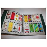 Vintage Match Cover Album with Assorted Matchbook Covers