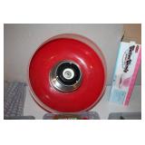 Cotton Candy Maker with Assorted Holiday Decorations and Straws