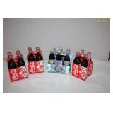 Collection of 4 Coca-Cola Holiday Bottles 6-Packs Including 2007 Diet Coke Limited Edition