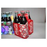 Collection of 4 Coca-Cola Holiday Bottles 6-Packs Including 2007 Diet Coke Limited Edition