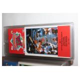 Collection of Topps Baseball Talk Cards in Protective Cases