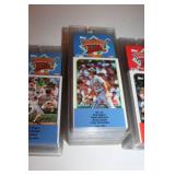 Collection of Topps Baseball Talk Cards in Protective Cases
