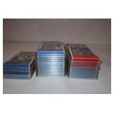 Collection of Topps Baseball Talk Cards in Protective Cases