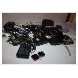 Mixed Lot of Digital Cameras, Polaroid Printer, Accessories, and Cables