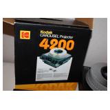 Kodak Carousel 4200 Projector with Slide Tray and Manuals