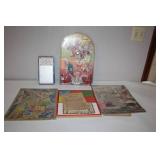 Vintage Wild West Board Game Collection with Pinball and Puzzles