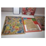 Vintage Wild West Board Game Collection with Pinball and Puzzles