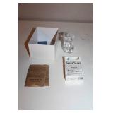 Seven Stars Medium Cigarette Box, Glass Figure, and Welcome Packet Set