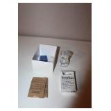 Seven Stars Medium Cigarette Box, Glass Figure, and Welcome Packet Set