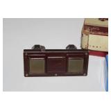 Vintage Stori-Viewer Stereoscope & Modern Blue Stereo Viewer Set with Box