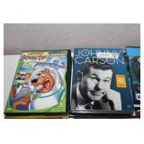 Lot of 10 Assorted DVDs and Blu-ray Movies Including Scooby-Doo and Spider-Man