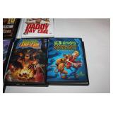 Lot of 10 Assorted DVDs and Blu-ray Movies Including Scooby-Doo and Spider-Man