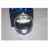 Crystal Apple Paperweight with Gift Box